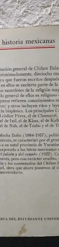 El Libro De Chilam Balam De Chumayel No 21 Unam Año 1991 — Coleccionables vintage, años 90s (foto 2)