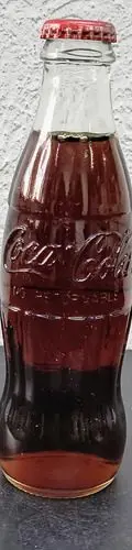 Botella Coca Cola Vidrio 237ml Sellada Vintage Original — Coleccionables vintage, años 90s (foto 4)