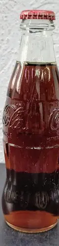 Botella Coca Cola Vidrio 237ml Sellada Vintage Original — Coleccionables vintage, años 90s (foto 5)
