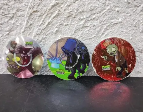 Lote Tazos Plants Vs Zombies 3-pack 2013 Original