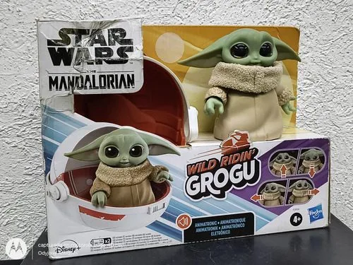 Juguete Animatronico Star Wars Hasbro Wild Ridin' Grogu — Coleccionables vintage, años NOW