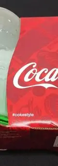 Vaso Coca Cola Retro-vintage Verde De Vidrio Set 2pzas 495ml Verde — Coleccionables vintage, años NOW (foto 7)