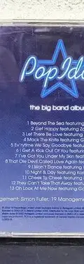 Cd Pop Idol: The Big Band Album Bmg 2002 Usa Estándar — Audio vintage, años NOW (foto 3)