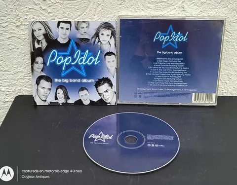 Cd Pop Idol: The Big Band Album Bmg 2002 Usa Estándar