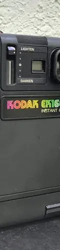 Cámara Instantánea Kodak Ek160 Made In Usa Vintage Original Negro — Tech vintage, años 70s