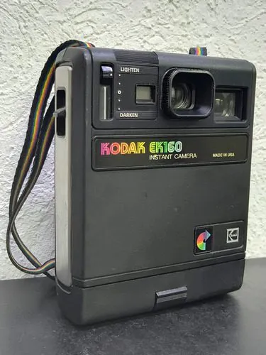 Cámara Instantánea Kodak Ek160 Made In Usa Vintage Original Negro