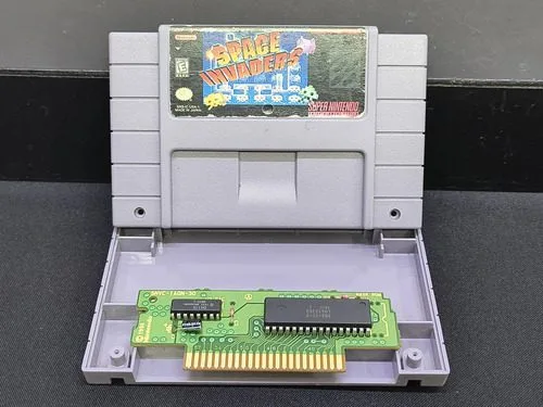 Space Invaders Para Snes Super Nintendo Original — Gaming vintage, años 90s
