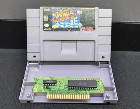 Space Invaders Para Snes Super Nintendo Original