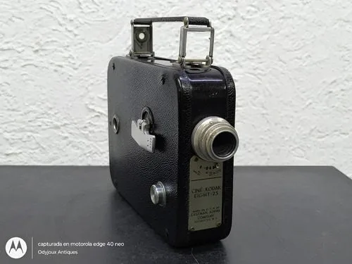 Cámara Vintage Cine Kodak Eight-25 Hecha En U.s.a Año 1934 Negro — Tech vintage