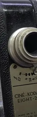 Cámara Vintage Cine Kodak Eight-25 Hecha En U.s.a Año 1934 Negro — Tech vintage (foto 6)