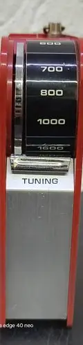 Radio Transistor Antiguo Hitachi Am Th-623 Rojo Portátil — Audio vintage, años 60s (foto 3)