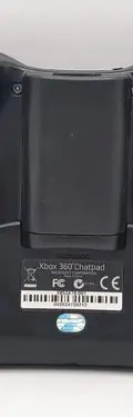 Control Xbox 360 Negro Con Teclado Original Usado Negro