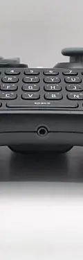 Control Xbox 360 Negro Con Teclado Original Usado Negro