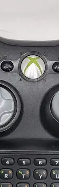 Control Xbox 360 Negro Con Teclado Original Usado Negro