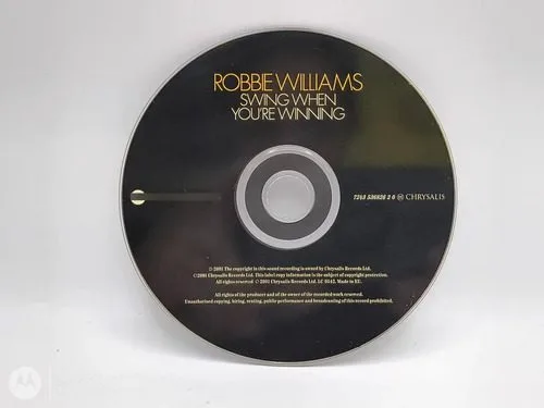 Cd Robbie Williams Swing When You're Winning 2001 Solo Disco Estándar — Audio vintage, años NOW