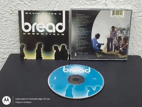 Cd David Gates & Bread - Essentials 1996 Elektra Records — Audio vintage, años 90s