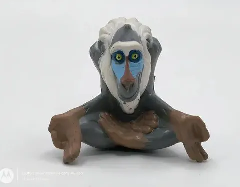 Figura Rafiki El Rey León Disney Hasbro Retro 90's Original