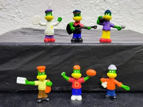 Figuras Danone Dino Danonino Set 6-pack 90's Vintage Retro — Coleccionables vintage, años 90s