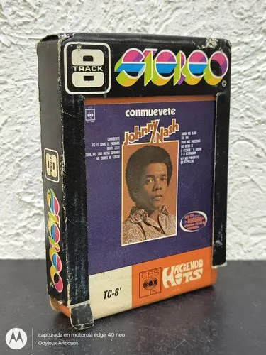 Johnny Nash - Conmuevete Cassette De 8 Pistas Vintage 1973