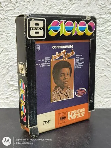 Johnny Nash - Conmuevete Cassette De 8 Pistas Vintage 1973 — Audio vintage, años 70s