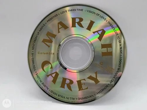 Cd Mariah Carey 1990 1ra Edic. Columbia Solo Disco Original Estándar — Audio vintage, años 90s
