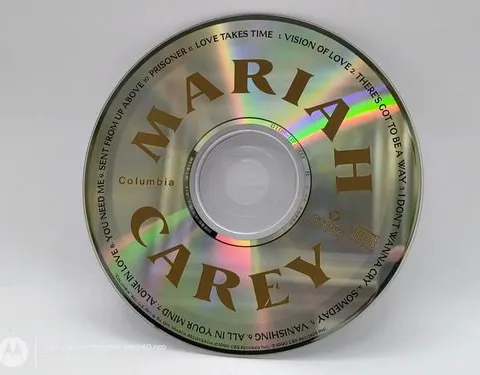 Cd Mariah Carey 1990 1ra Edic. Columbia Solo Disco Original Estándar