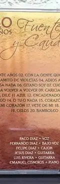 Cd Los Castillos De Sancho - 20 Años Fuente Y Caudal Edición Limitada — Audio vintage, años NOW (foto 3)