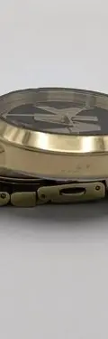 Reloj Michael Kors Mk6255 Dorado Metálico Con Detalle Orig Dorado Negro
