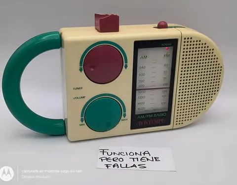 Radio Am/fm Bontempi Sr-7250 Retro Años 80's Con Detalle Beige