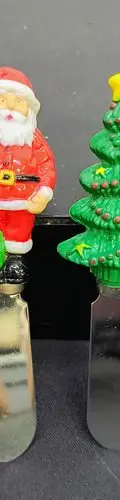 Esparcidores Navideños Vintage 90's 4-pack Boston  Warehouse Verde Y Rojo — Decoración vintage, años 90s (foto 8)