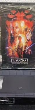 Vhs Star Wars Episodio 1 La Amenaza Fantasma Re-pro Vintage — Video vintage, años 90s (foto 4)