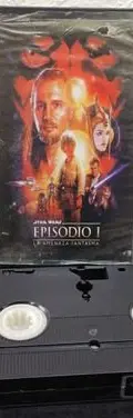Vhs Star Wars Episodio 1 La Amenaza Fantasma Re-pro Vintage — Video vintage, años 90s (foto 5)