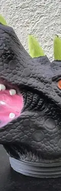 Cabeza De Dinosaurio Plástico Flexible Pvc Adventure Force — vintage México