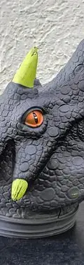 Cabeza De Dinosaurio Plástico Flexible Pvc Adventure Force — vintage México (foto 5)