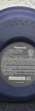 Discman Panasonic Sl-sx430 Cd/mp3 Retro No Funciona Para Pz Plateado Con Azul — Audio vintage, años NOW (foto 3)