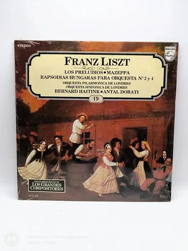 Disco Lp Los Grandes Compositores Salvat Franz Liszt #19 Edición Limitada — Audio vintage, años 80s