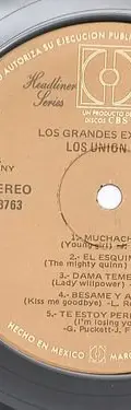 Disco Lp Acetato Los Grandes Éxitos De Los Unión Gap Cbs  75 Estándar — Audio vintage, años 70s (foto 7)