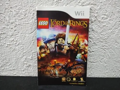 Manual Lego The Lord Of The Rings Wii Solo Manual Original — Gaming vintage, años NOW