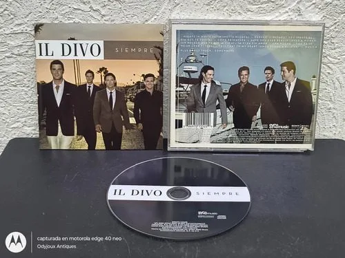 Cd Il Divo - Siempre Sony Bmg Music 2006 México — Audio vintage, años NOW