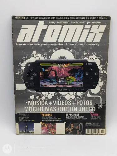 Revista Atomix No.62 Abril 2005 Psp En América — Coleccionables vintage, años NOW