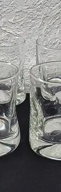 Set Vasos De Whisky Torcido Old Fashion Cristal Vintage 6pz Transparente — Coleccionables vintage