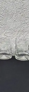 Set Vasos De Whisky Torcido Old Fashion Cristal Vintage 6pz Transparente — Coleccionables vintage (foto 2)