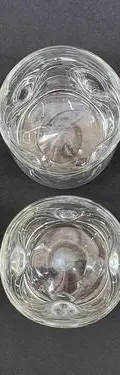 Set Vasos De Whisky Torcido Old Fashion Cristal Vintage 6pz Transparente — Coleccionables vintage (foto 7)