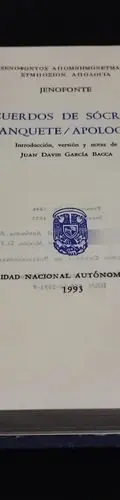 Recuerdos De Socrates. Banquete/apología Jenofonte 1993 — Coleccionables vintage, años 90s (foto 5)