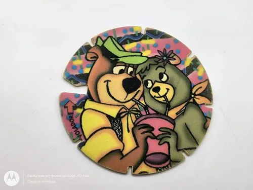 Tazo Armable El Oso Yogui #4 1995 Sabritas Vintage Original — Coleccionables vintage, años 90s