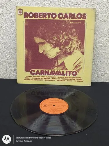 Roberto Carlos - Carnavalito Lp Vynil Vinilo 1975 Cbs Brasil — Audio vintage, años 70s