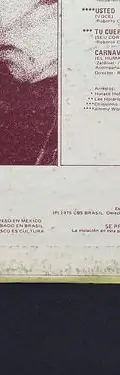 Roberto Carlos - Carnavalito Lp Vynil Vinilo 1975 Cbs Brasil — Audio vintage, años 70s (foto 7)