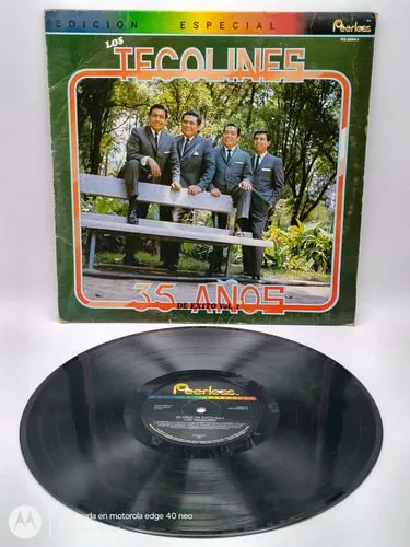 Disco Lp Acetato Trio Los Tecolines 35 Años De Éxitos 1986 Estándar