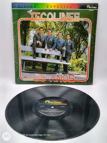 Disco Lp Acetato Trio Los Tecolines 35 Años De Éxitos 1986 Estándar — Audio vintage, años 80s