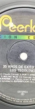 Disco Lp Acetato Trio Los Tecolines 35 Años De Éxitos 1986 Estándar — Audio vintage, años 80s (foto 8)